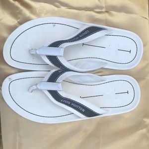 Italian Louis Vuitton Leather Sandals